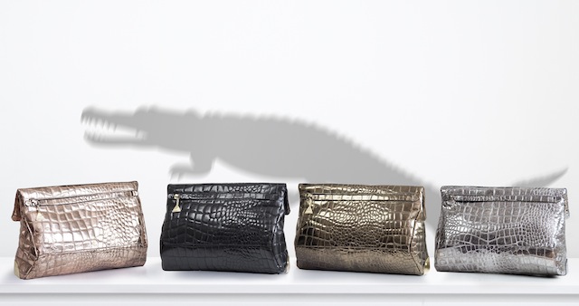 5 AW13 Campaign - Croc clutches