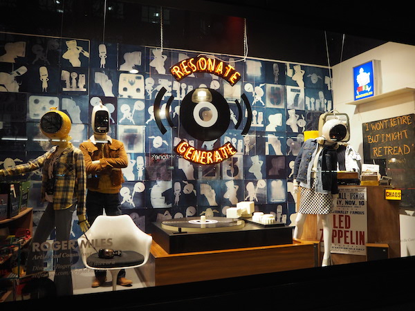 Roger Miles' window for Selfridges Bright Old Things