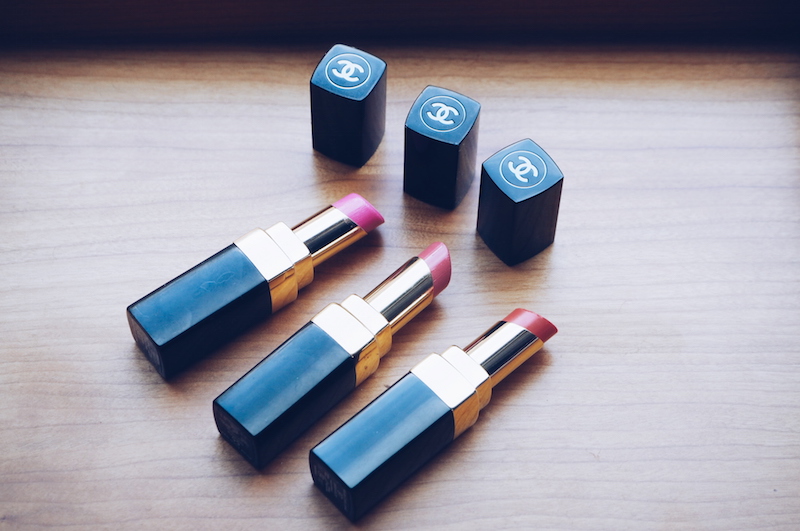 Chanel Rouge Coco Shine hydrating balm lipsticks