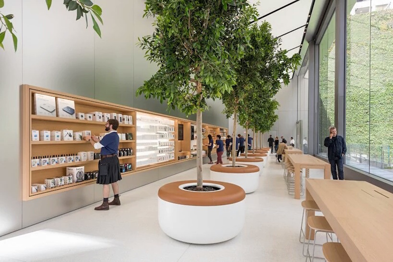 Apple Union Square Store San Francisco designed by Foster + partners