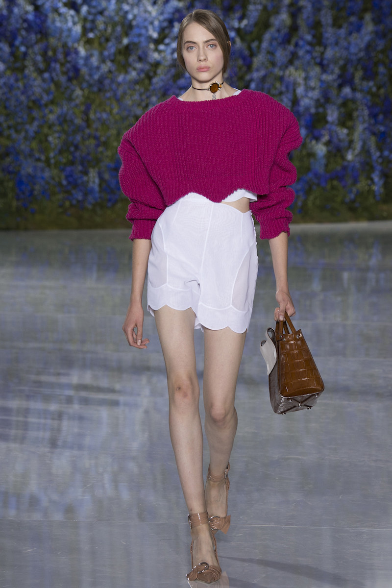 Dior ss16 cropped sweater
