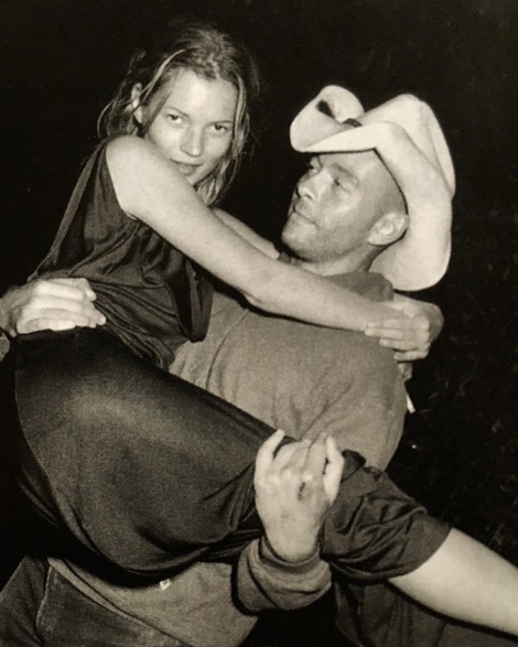 dick page and Kate Moss by Bruce Weber