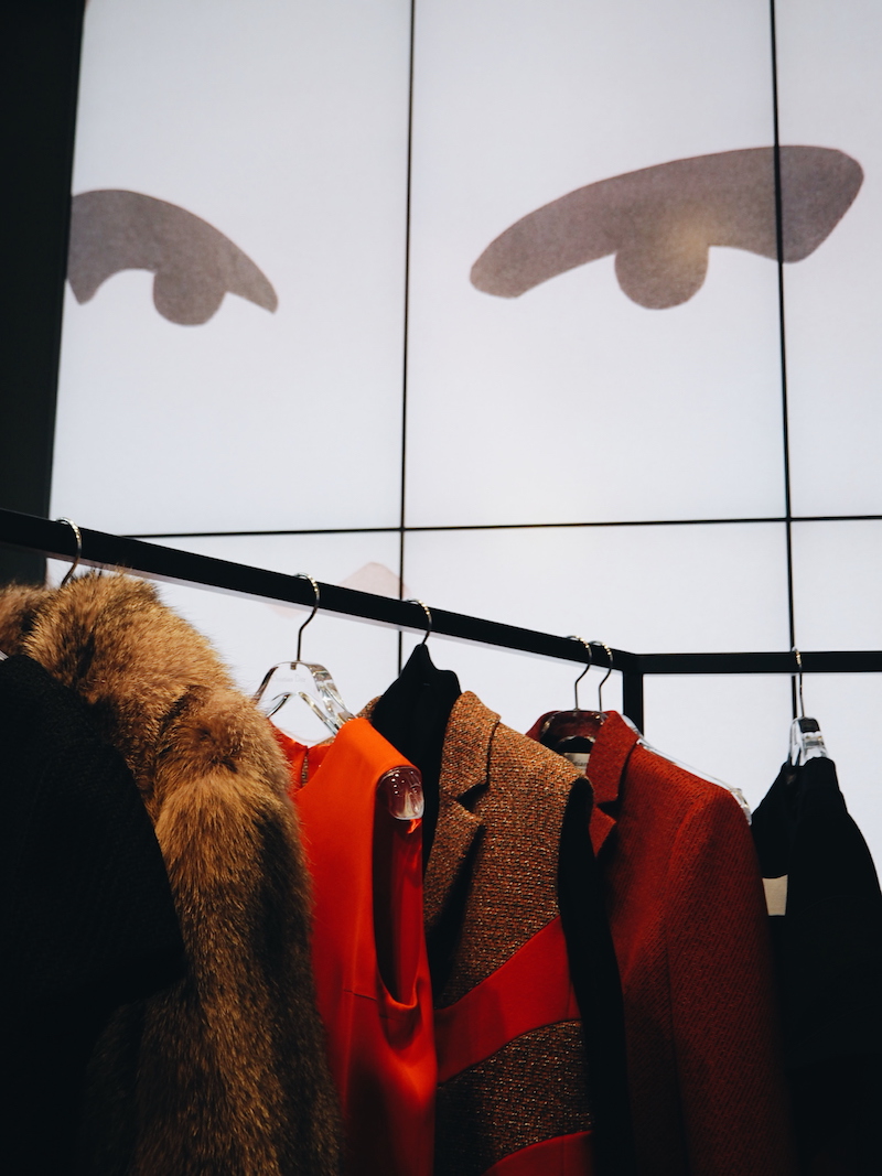 Dior Mount street pop up shop with digital screens by Mats gustafson