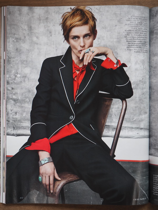 Vogue July 2015 Stella Tennant by Craig McDean