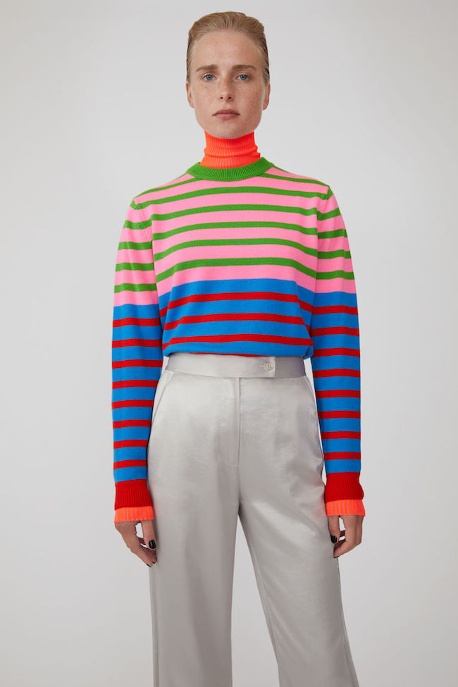 Acne Studioe X Jacob Dahlgren striped sweater 