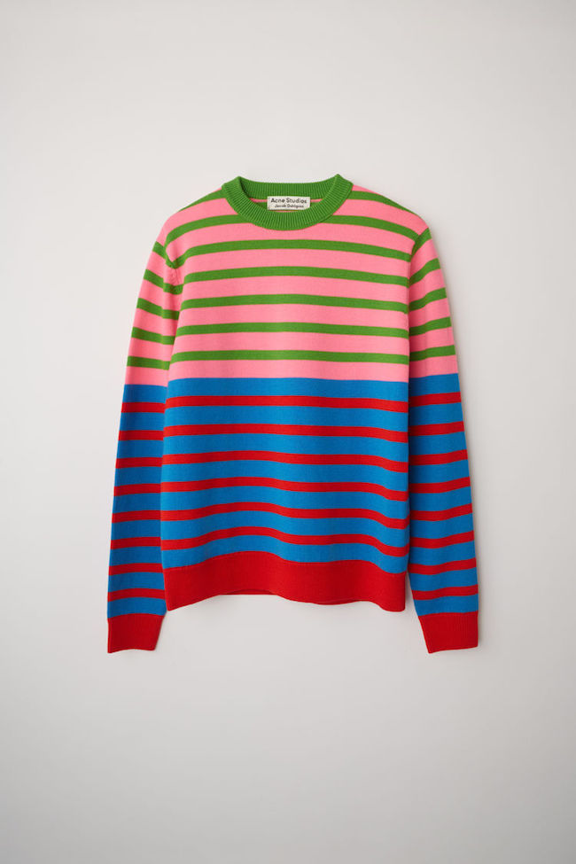 Acne Studioe X Jacob Dahlgren striped sweater 
