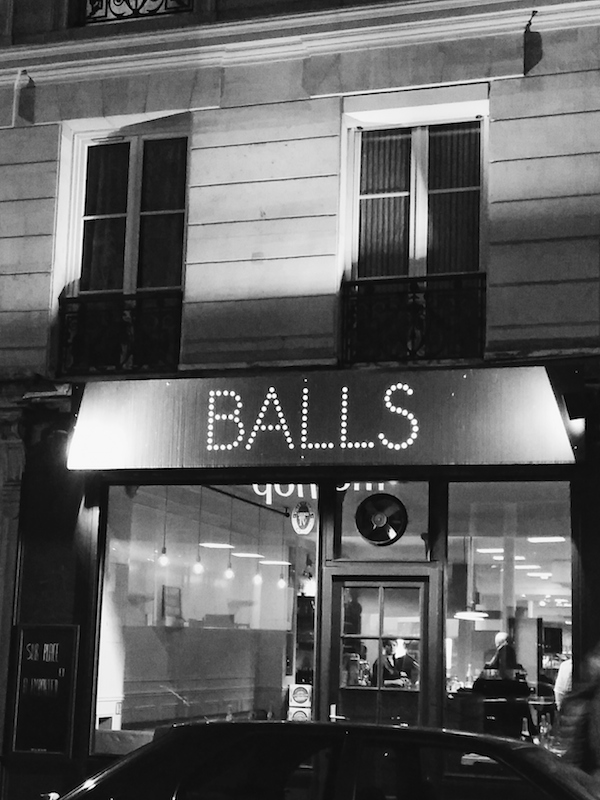Balls Restaurant Paris
