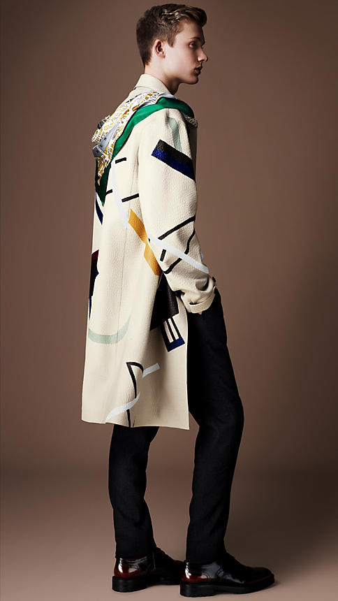 Burberry-Aw14-Hand-painted-caban-coat
