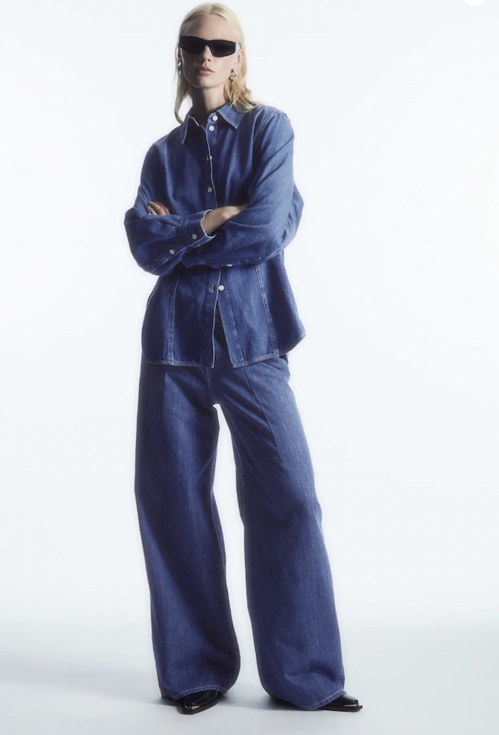 COS pre-fall 2023 denim shirt