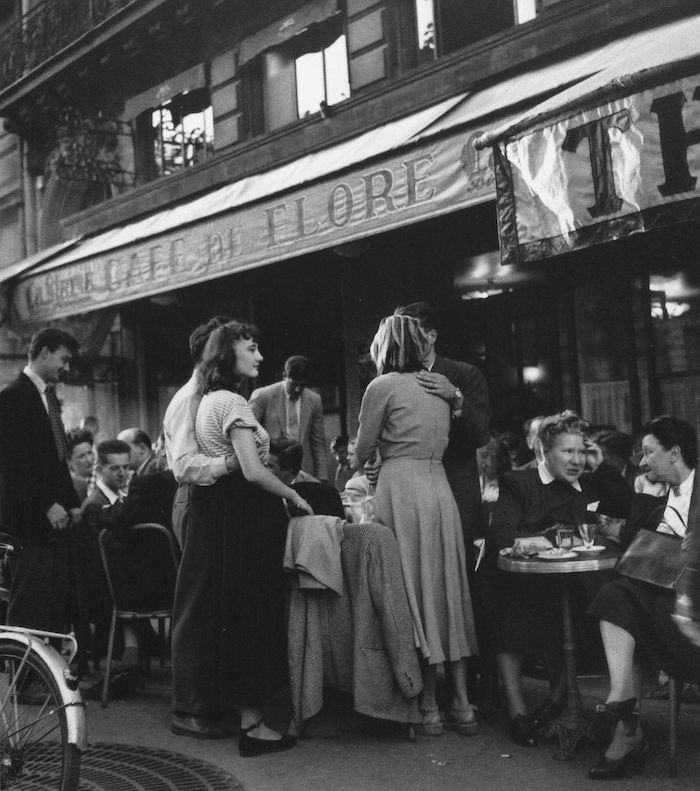 Cafe de Flore by Robert Doisneau