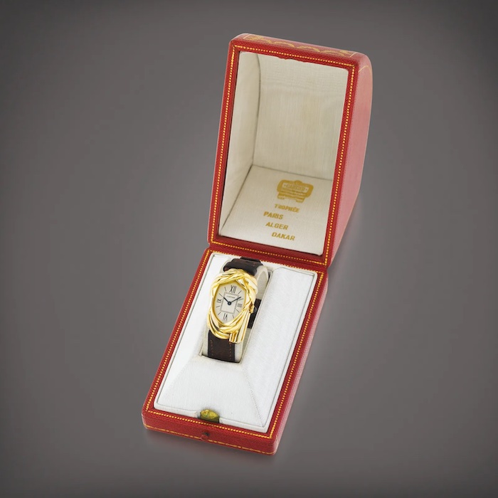 Cartier Cheich watch auction
