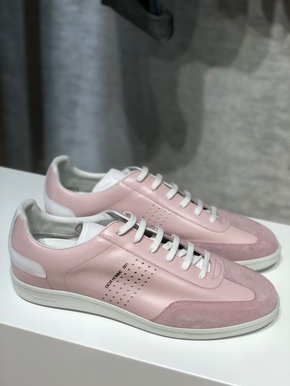 Dior Homme pink trainers ss19