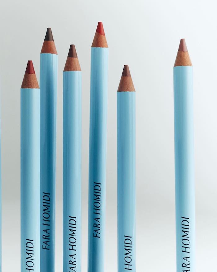Fara Homidi Beauty lip pencils