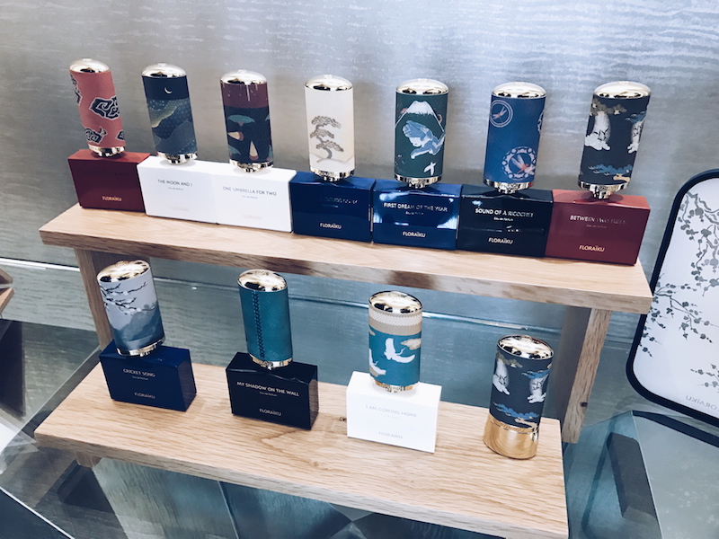 Floraiku fragrance at Harrods Salon de Parfums 6th floor 