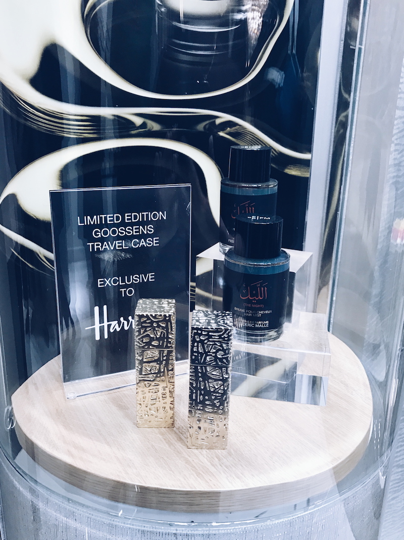Frederic Malle X Goossens perfume travel case at Harrods Salon de Parfums 6th floor 