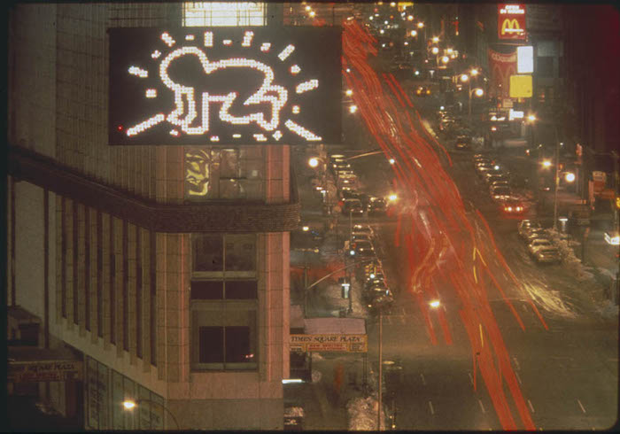Keith Haring Radiant Baby - Times Square 1982