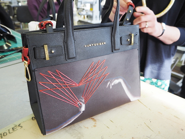 Kurt Geiger and Cordwainers at London College of fashion Saffiano bag design by  Andrea Fernandez Herrero 
