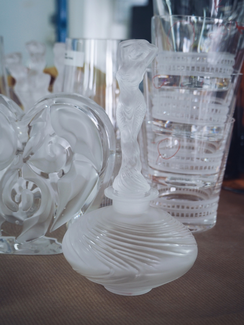 Lalique factory perfume bottle