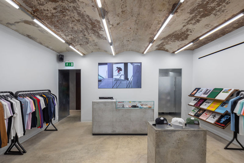 Oktyabr multibrand skate shop in Moscow conceived by upstart brand Rassvet - Pic by Hypebeast 